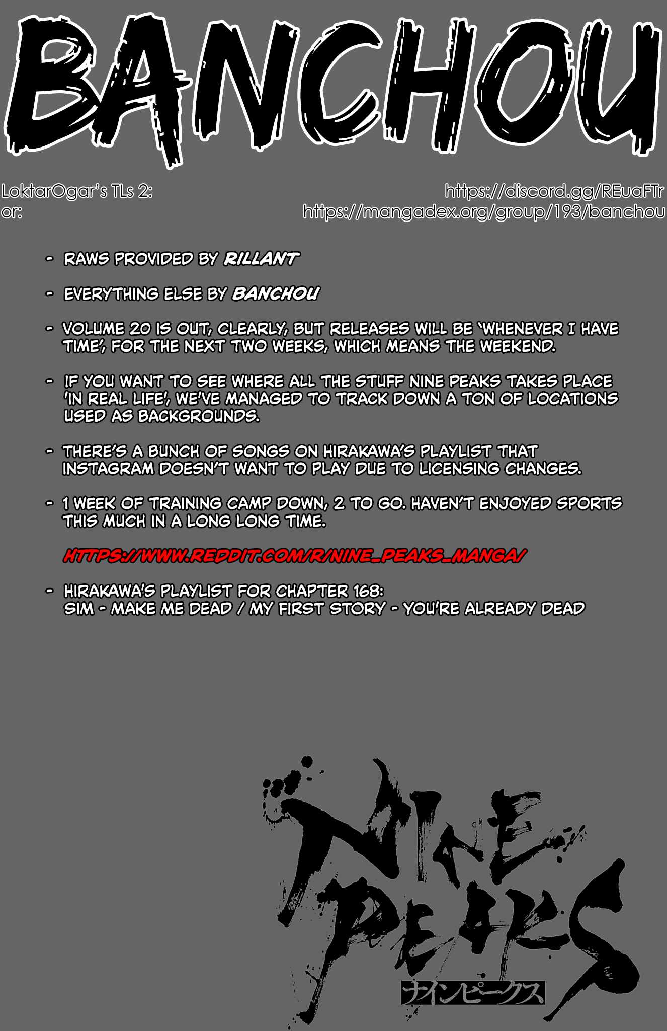 Nine Peaks Chapter 168 - Page 1