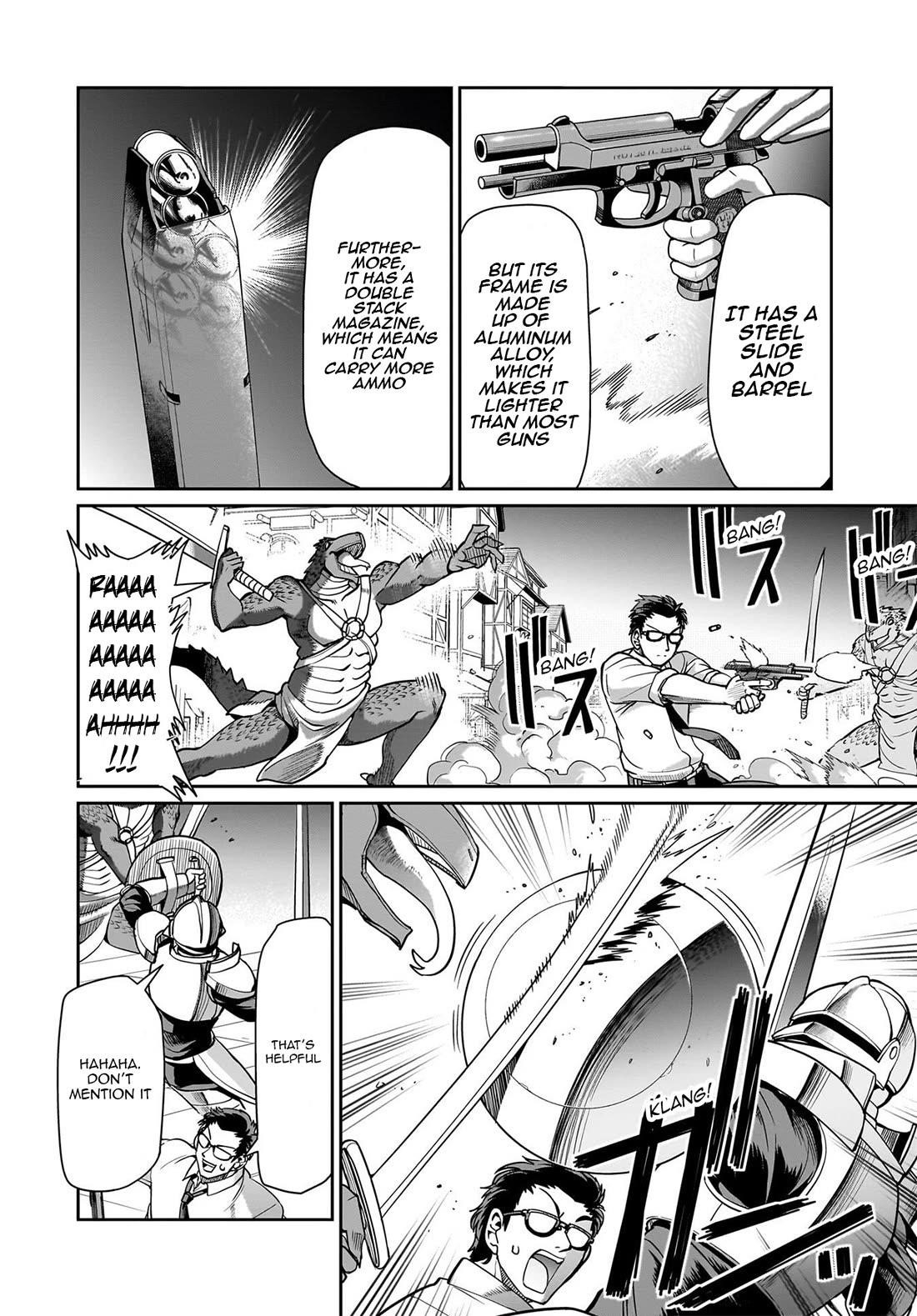 The gunner’s life of a middle-aged man summoned to another world and armed with a rifle: an airsoft addicted salaryman returns to the alternative world after work Chapter 66 - Page 5