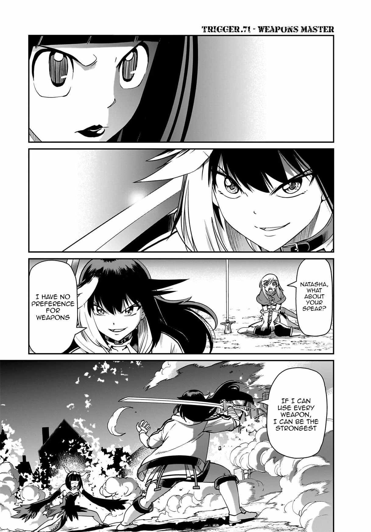 The gunner’s life of a middle-aged man summoned to another world and armed with a rifle: an airsoft addicted salaryman returns to the alternative world after work Chapter 71 - Page 1