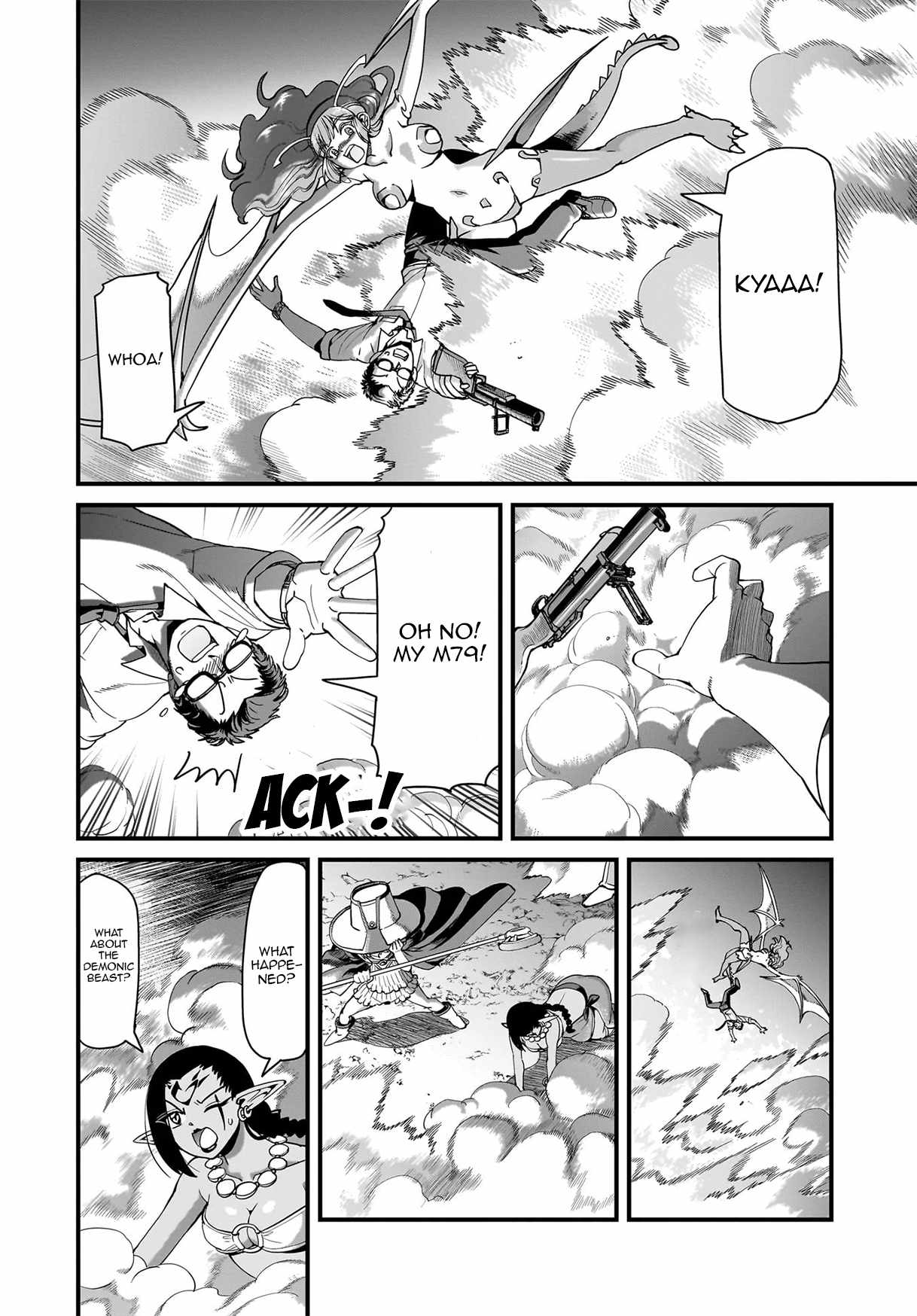 The gunner’s life of a middle-aged man summoned to another world and armed with a rifle: an airsoft addicted salaryman returns to the alternative world after work Chapter 74 - Page 4