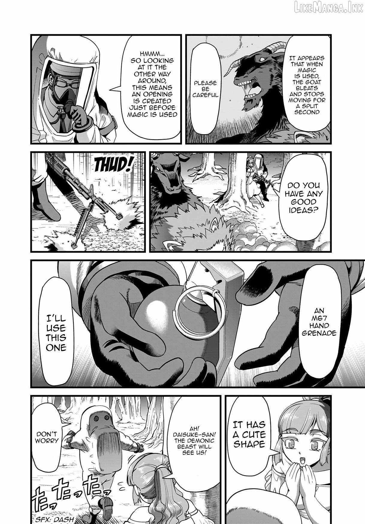 The gunner’s life of a middle-aged man summoned to another world and armed with a rifle: an airsoft addicted salaryman returns to the alternative world after work Chapter 84 - Page 17