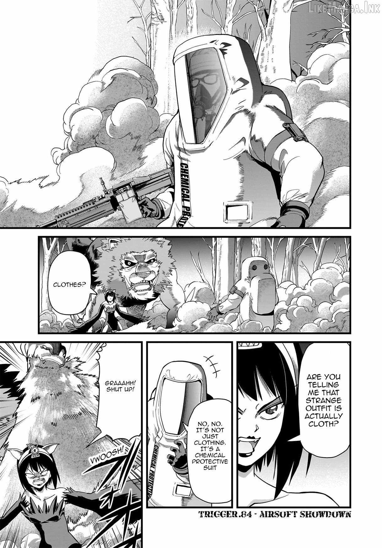 The gunner’s life of a middle-aged man summoned to another world and armed with a rifle: an airsoft addicted salaryman returns to the alternative world after work Chapter 84 - Page 2