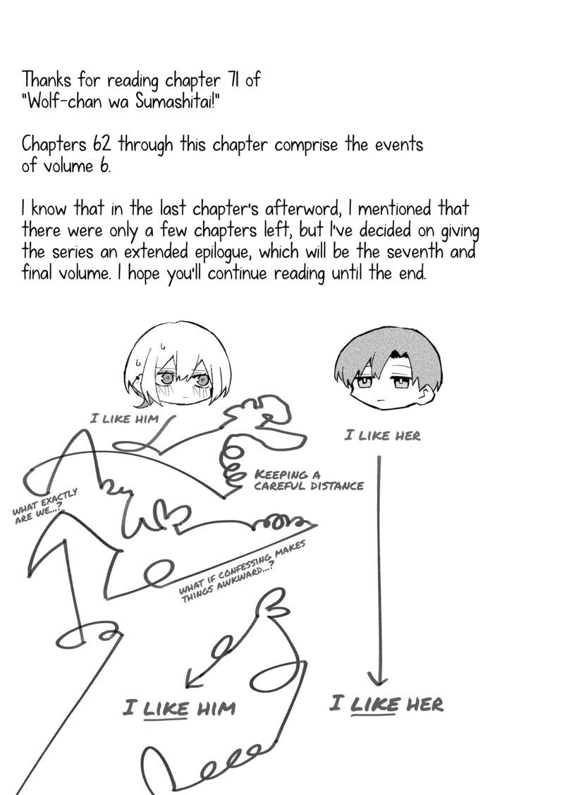 The Wolf Girl Is Trying to Feign Indifference Chapter 71 - Page 21
