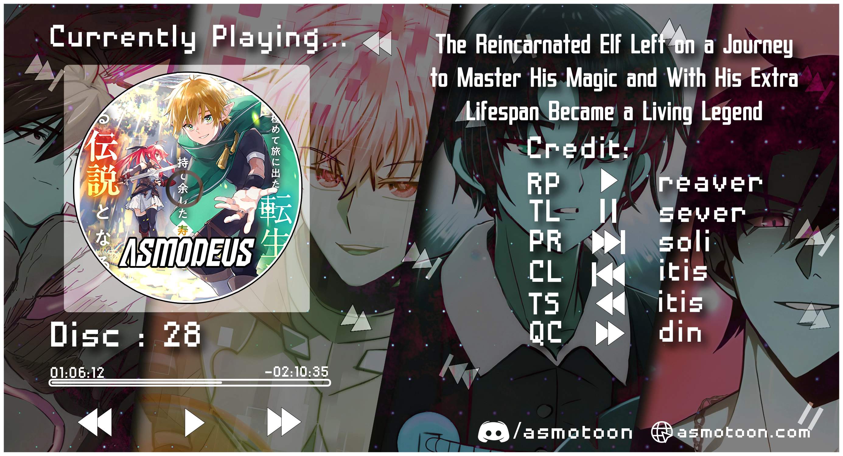 The Reincarnated Elf Left on a Journey to Master His Magic and With His Extra Lifespan Became a Living Legend Chapter 28 - Page 1