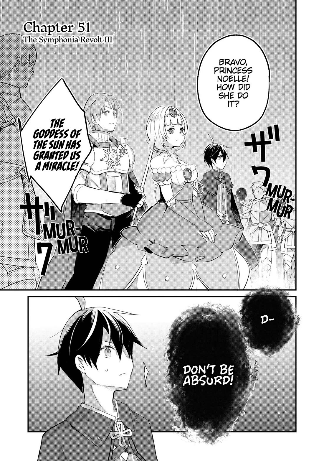 Clearing an Isekai with the Zero-Believers Goddess Chapter 51 - Page 1