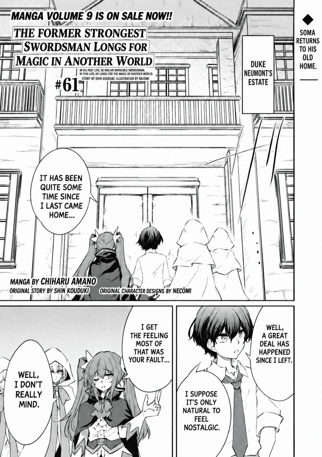 Moto Saikyou No Kenshi Wa, Isekai Mahou Ni Akogareru Chapter 61 - Page 1
