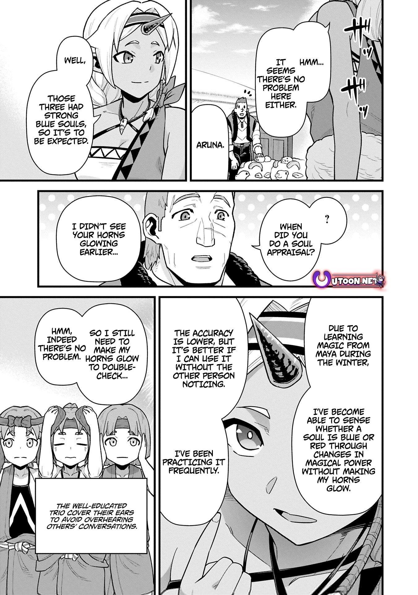 The Population of the Frontier Owner Starts With 0. “Dias the Blue” and a Blue-Horned Girl Chapter 62.1 - Page 14