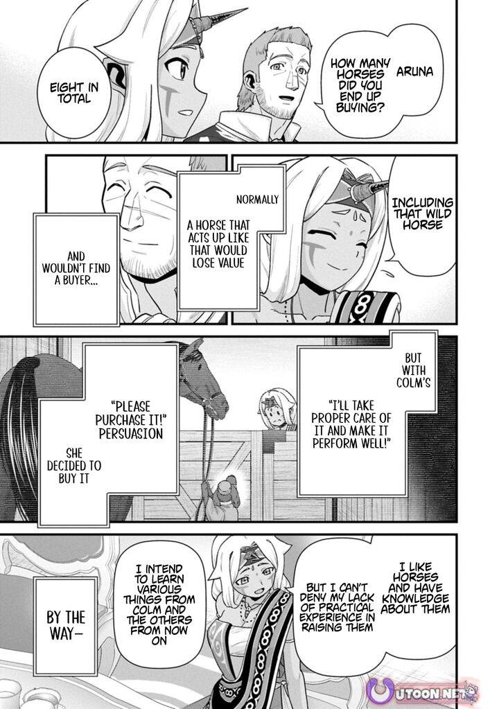 The Population of the Frontier Owner Starts With 0. “Dias the Blue” and a Blue-Horned Girl Chapter 69.1 - Page 5