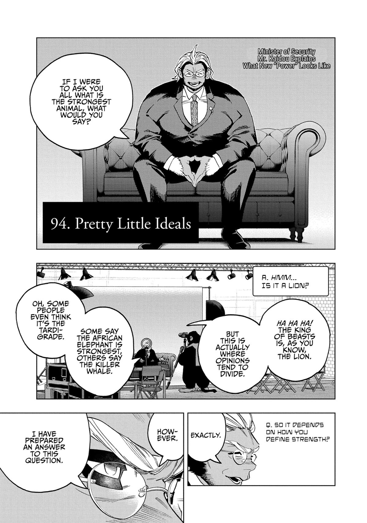 Kemono Jihen Chapter 94 - Page 1