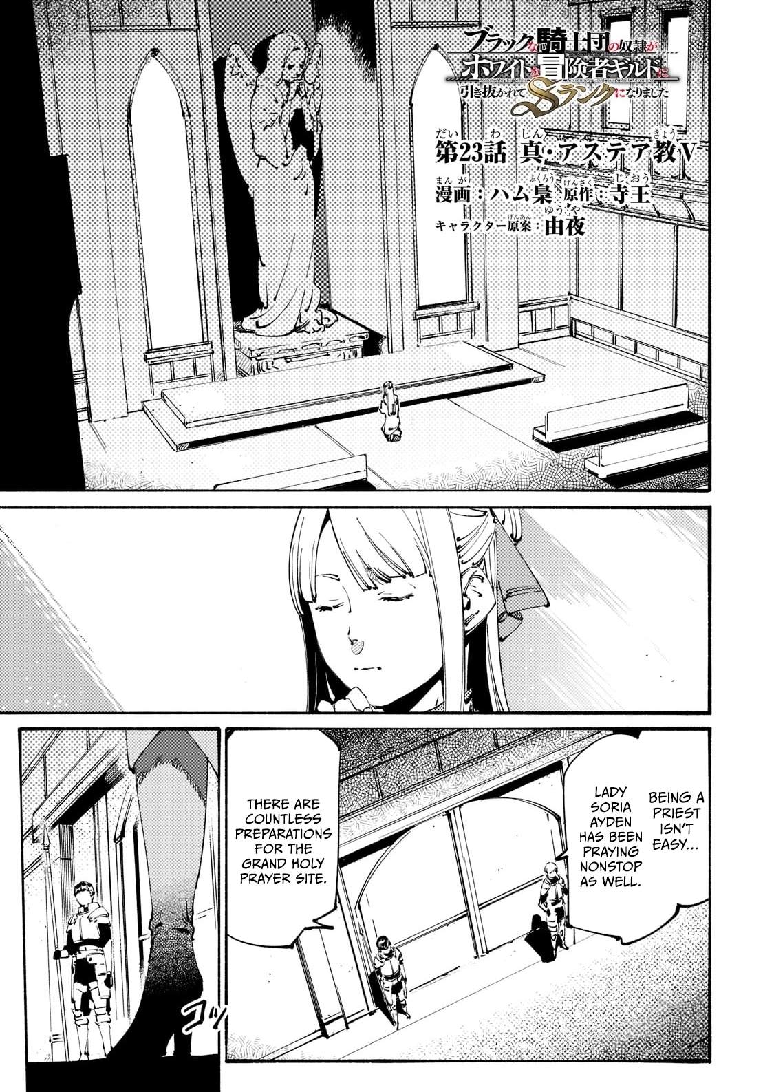 The Slave of the “Black Knights” is Recruited by the “White Adventurer’s Guild” as a S Rank Adventurer Chapter 23 - Page 2