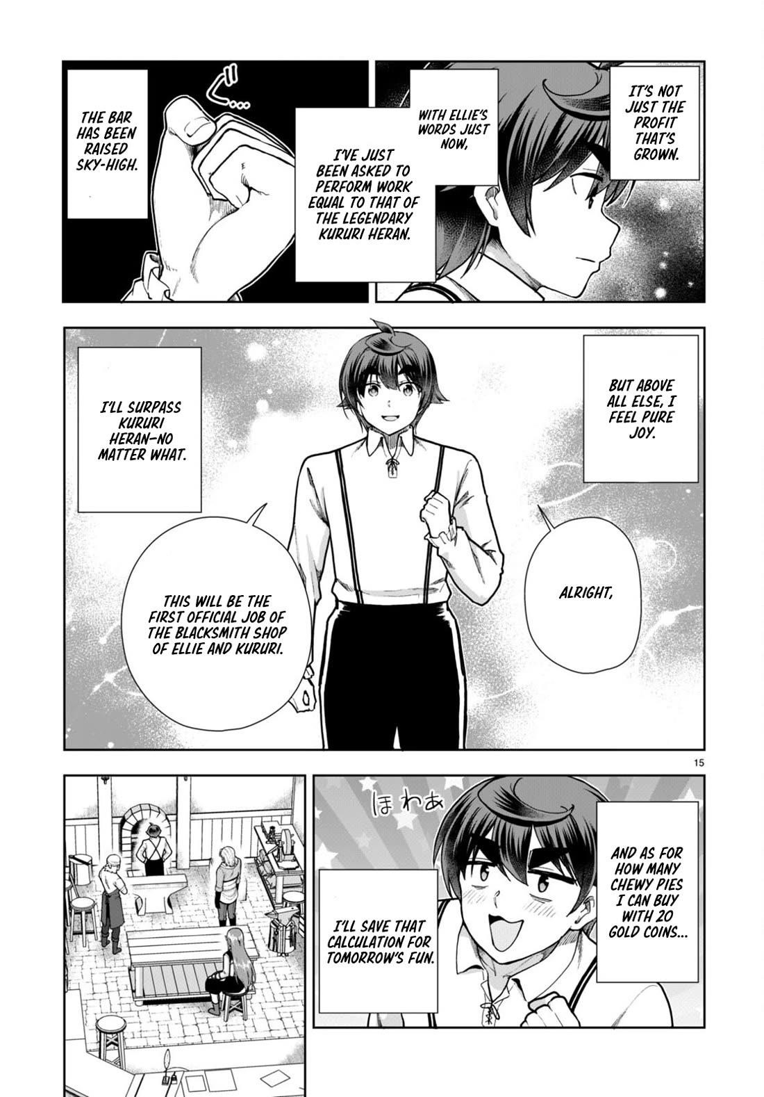 Botsuraku Youtei Nanode, Kajishokunin Wo Mezasu Chapter 80 - Page 15