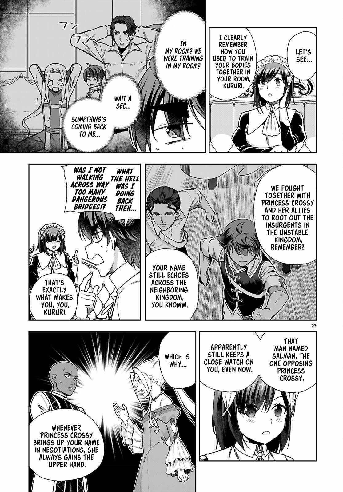 Botsuraku Youtei Nanode, Kajishokunin Wo Mezasu Chapter 92 - Page 23