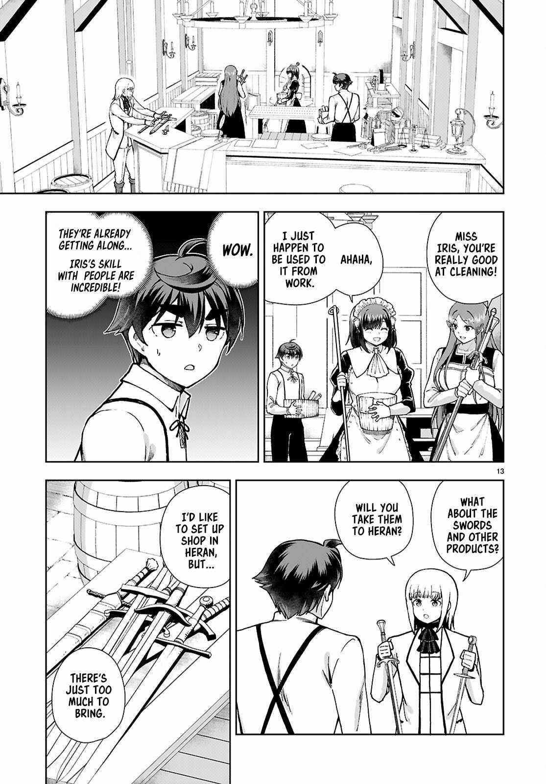 Botsuraku Youtei Nanode, Kajishokunin Wo Mezasu Chapter 96 - Page 13