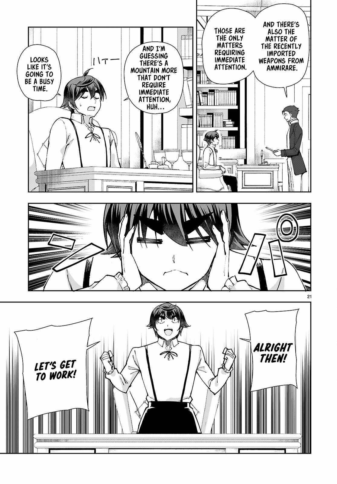 Botsuraku Youtei Nanode, Kajishokunin Wo Mezasu Chapter 96 - Page 21