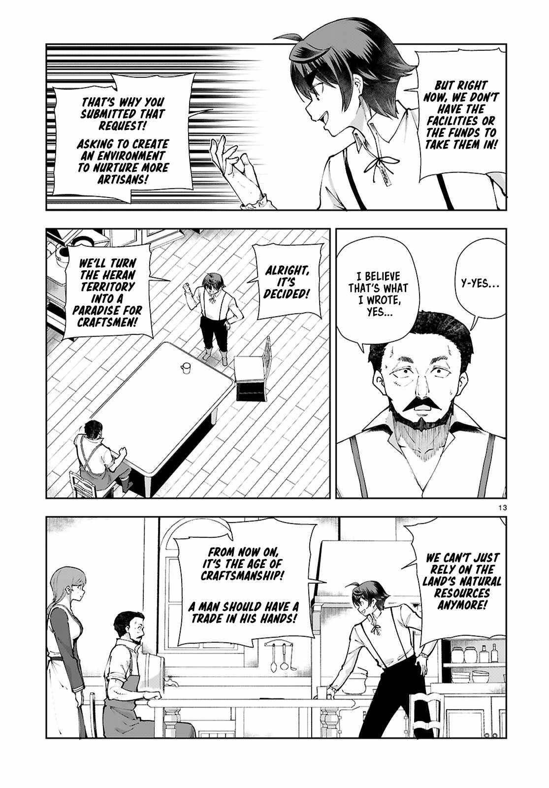 Botsuraku Youtei Nanode, Kajishokunin Wo Mezasu Chapter 97 - Page 13