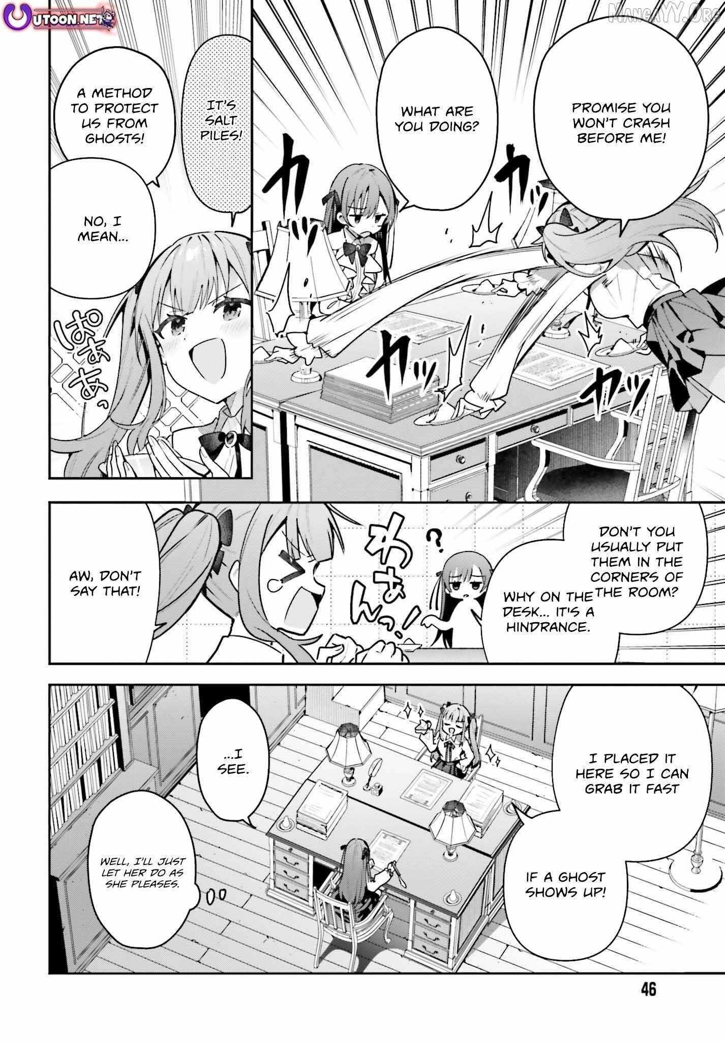 I’m the guild receptionist, but since I don’t want to work overtime, I think I’ll just solo the boss Chapter 45.1 - Page 12