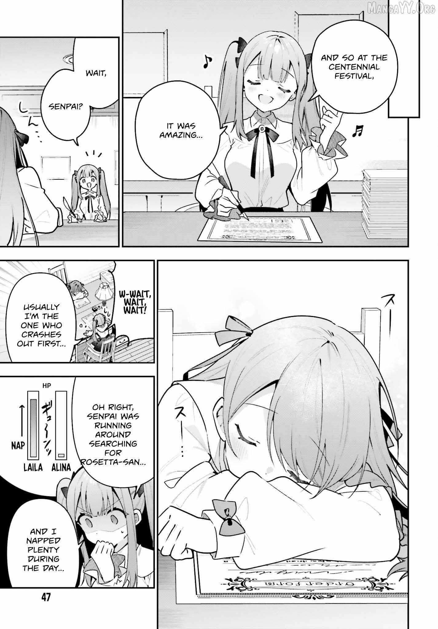 I’m the guild receptionist, but since I don’t want to work overtime, I think I’ll just solo the boss Chapter 45.1 - Page 13