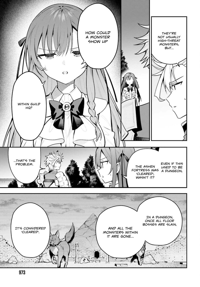 I’m the guild receptionist, but since I don’t want to work overtime, I think I’ll just solo the boss Chapter 45.2 - Page 7