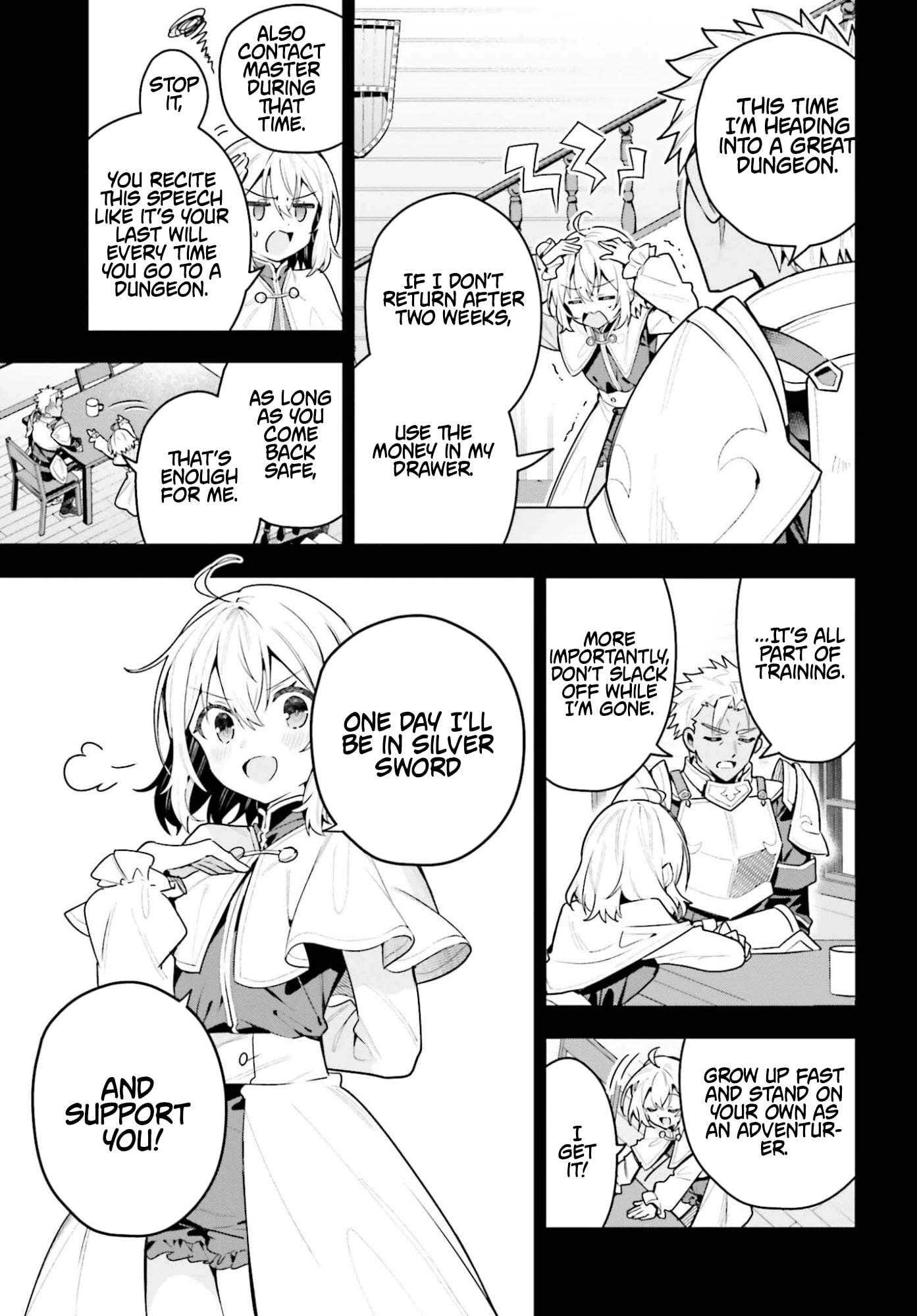 I’m the guild receptionist, but since I don’t want to work overtime, I think I’ll just solo the boss Chapter 47.2 - Page 2