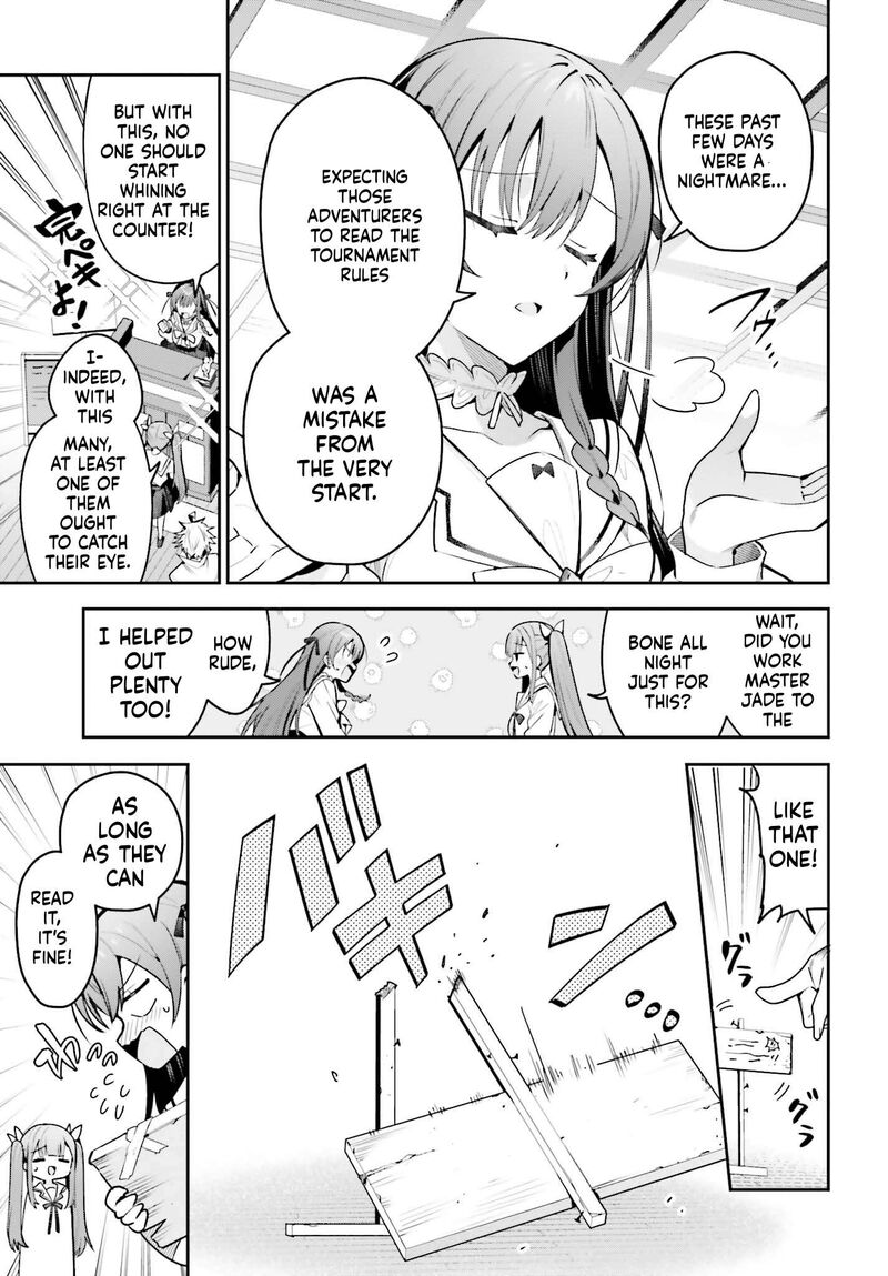 I’m the guild receptionist, but since I don’t want to work overtime, I think I’ll just solo the boss Chapter 53 - Page 15