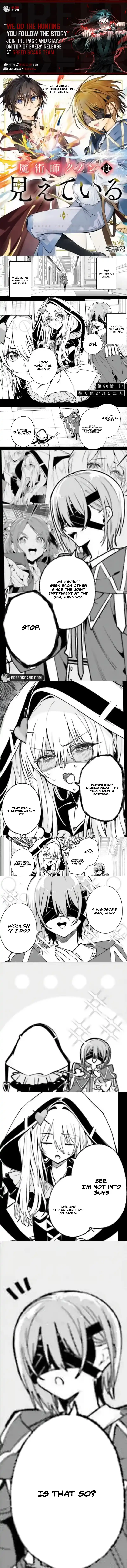 Kunon the Sorcerer Can See Through Chapter 40.1 - Page 1