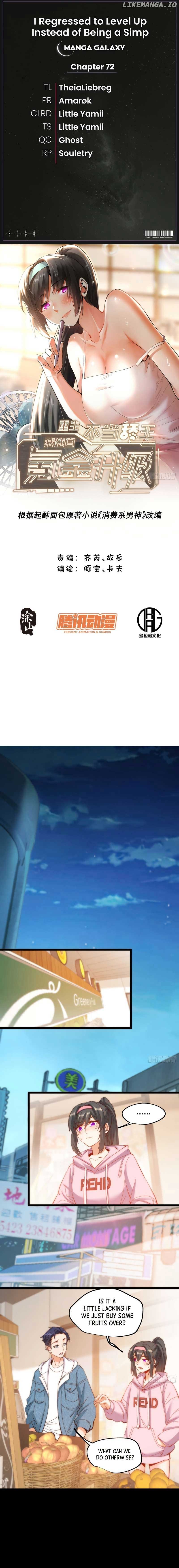 I Regressed to Level Up Instead of Being a Simp Chapter 72 - Page 1