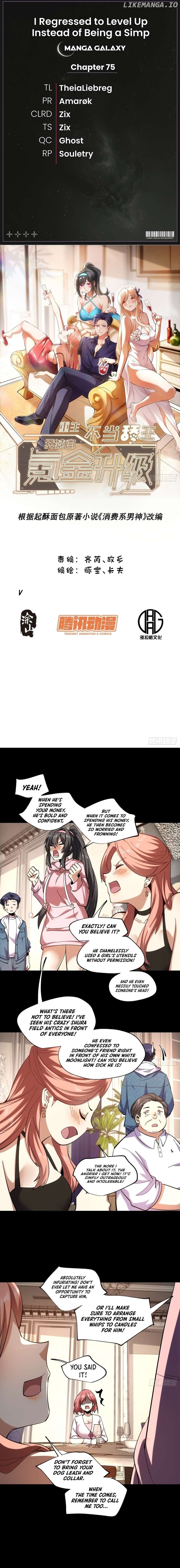 I Regressed to Level Up Instead of Being a Simp Chapter 75 - Page 1