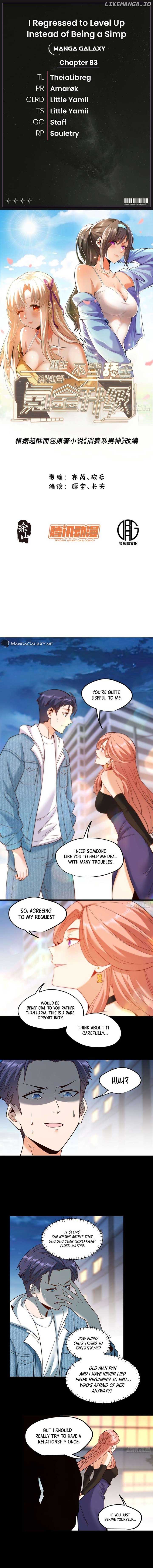 I Regressed to Level Up Instead of Being a Simp Chapter 83 - Page 1