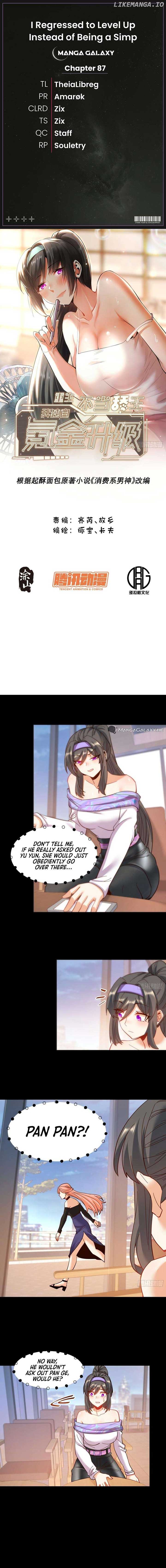 I Regressed to Level Up Instead of Being a Simp Chapter 87 - Page 1