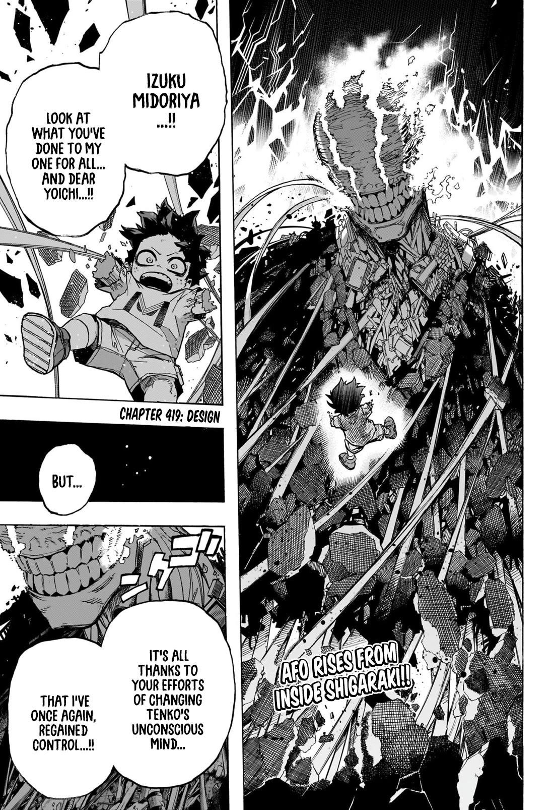 My Hero Academia Chapter 419 - Page 3