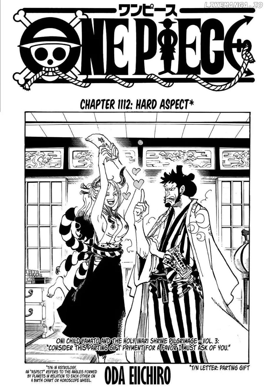 One Piece Chapter 1112 - Page 1