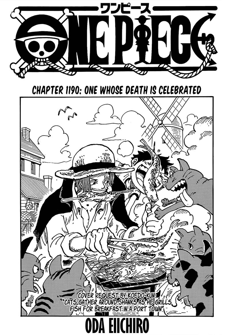 One Piece Chapter 1190 - Page 1