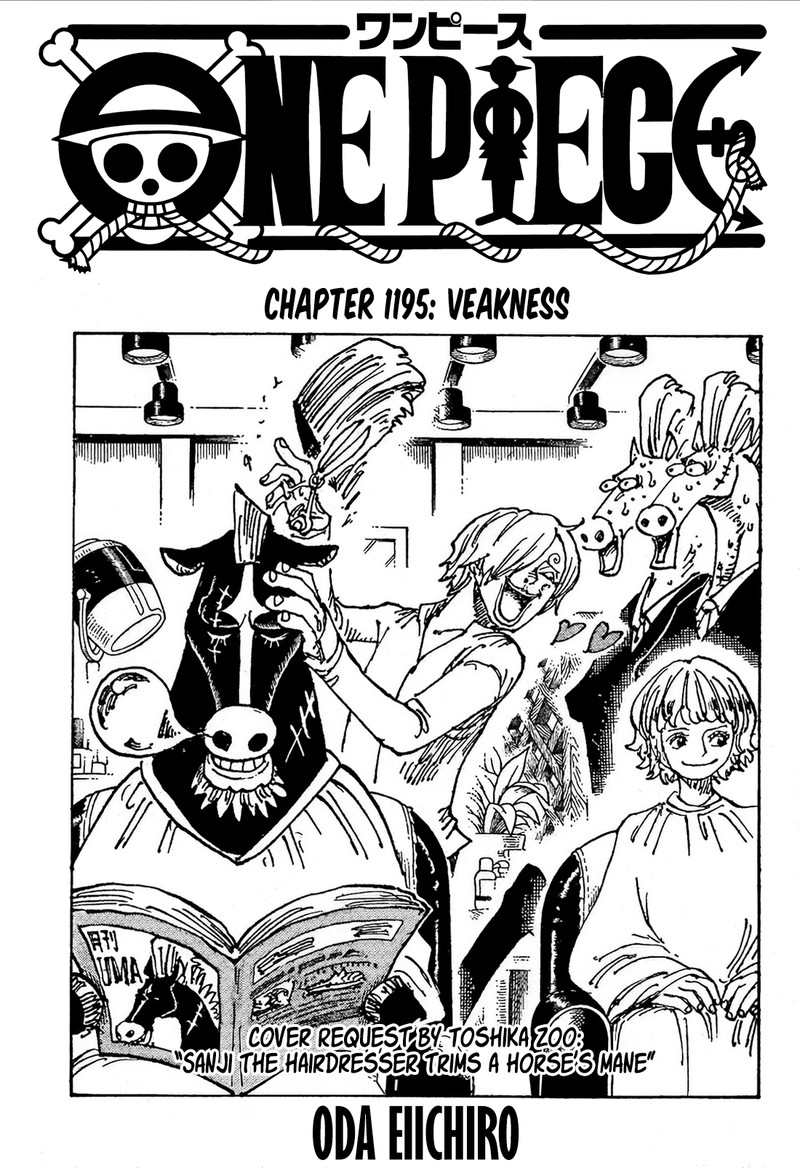 One Piece Chapter 1195 - Page 1