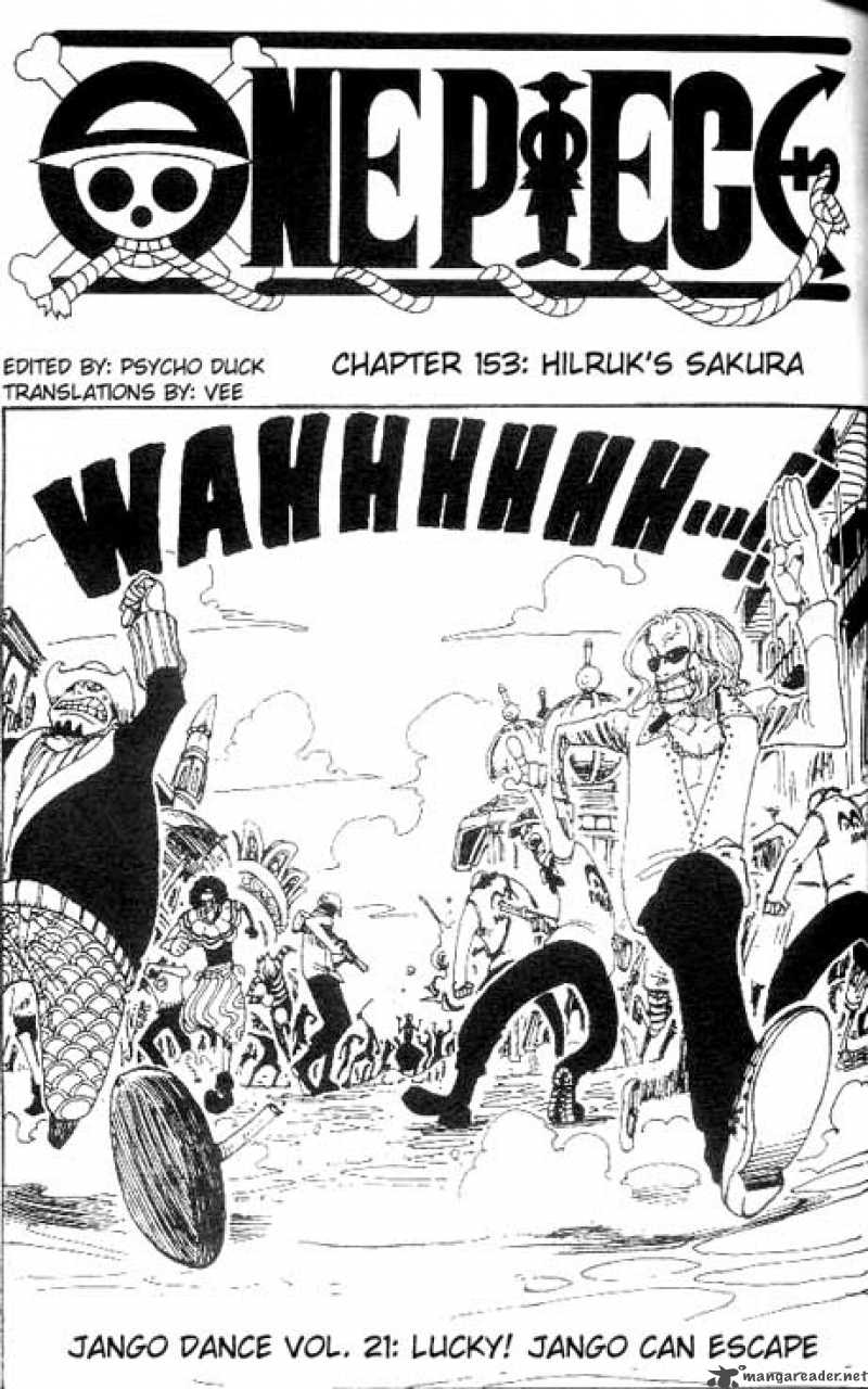 One Piece Chapter 153 - Page 1