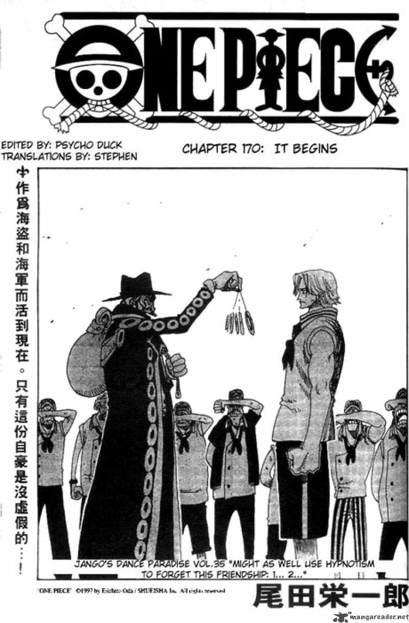 One Piece Chapter 170 - Page 1