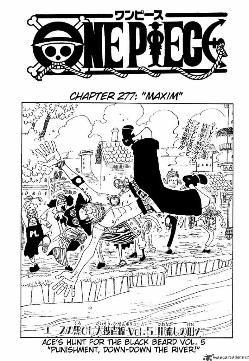 One Piece Chapter 277 - Page 1
