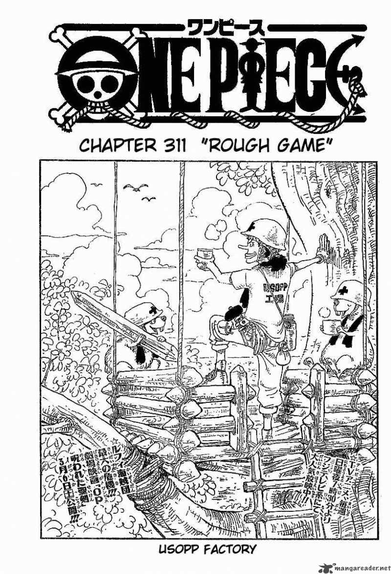 One Piece Chapter 311 - Page 1