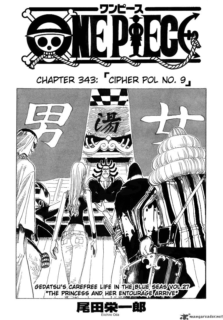 One Piece Chapter 343 - Page 1
