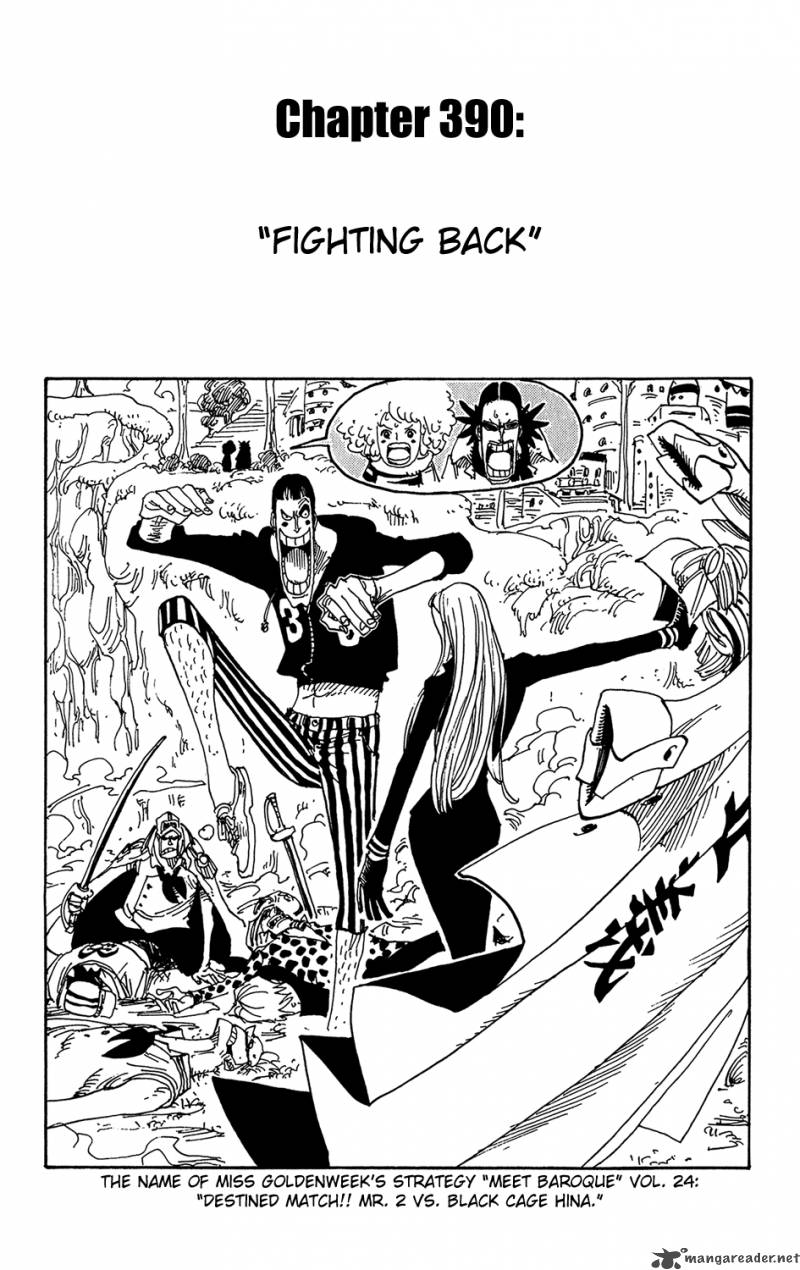 One Piece Chapter 390 - Page 1