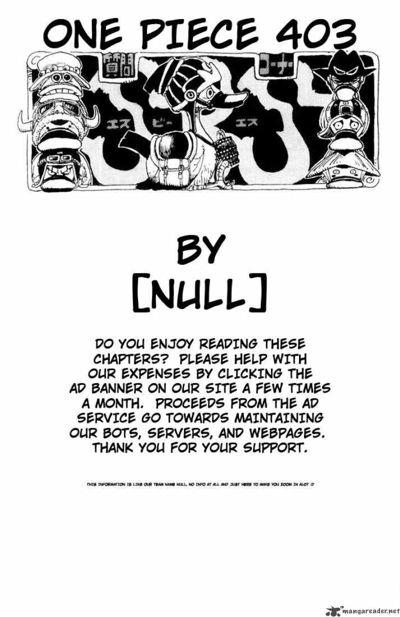 One Piece Chapter 403 - Page 20