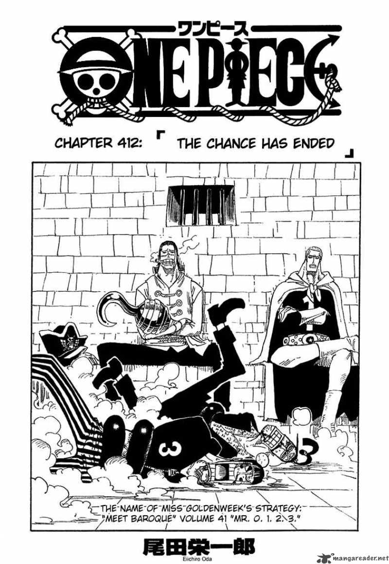 One Piece Chapter 412 - Page 1