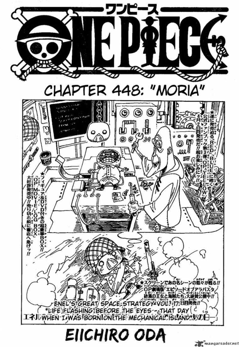 One Piece Chapter 448 - Page 1