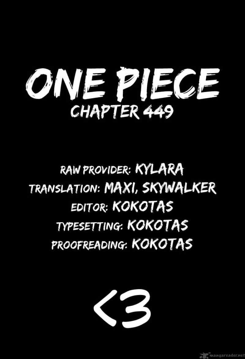One Piece Chapter 449 - Page 18