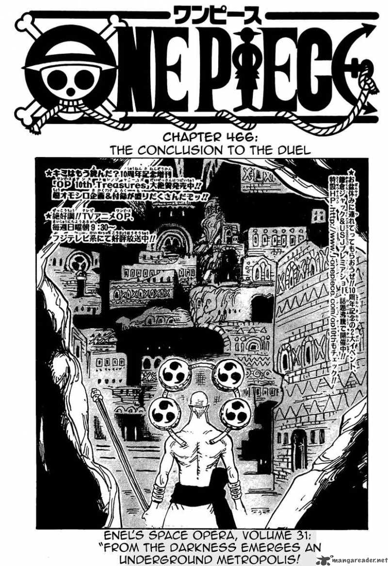 One Piece Chapter 466 - Page 1