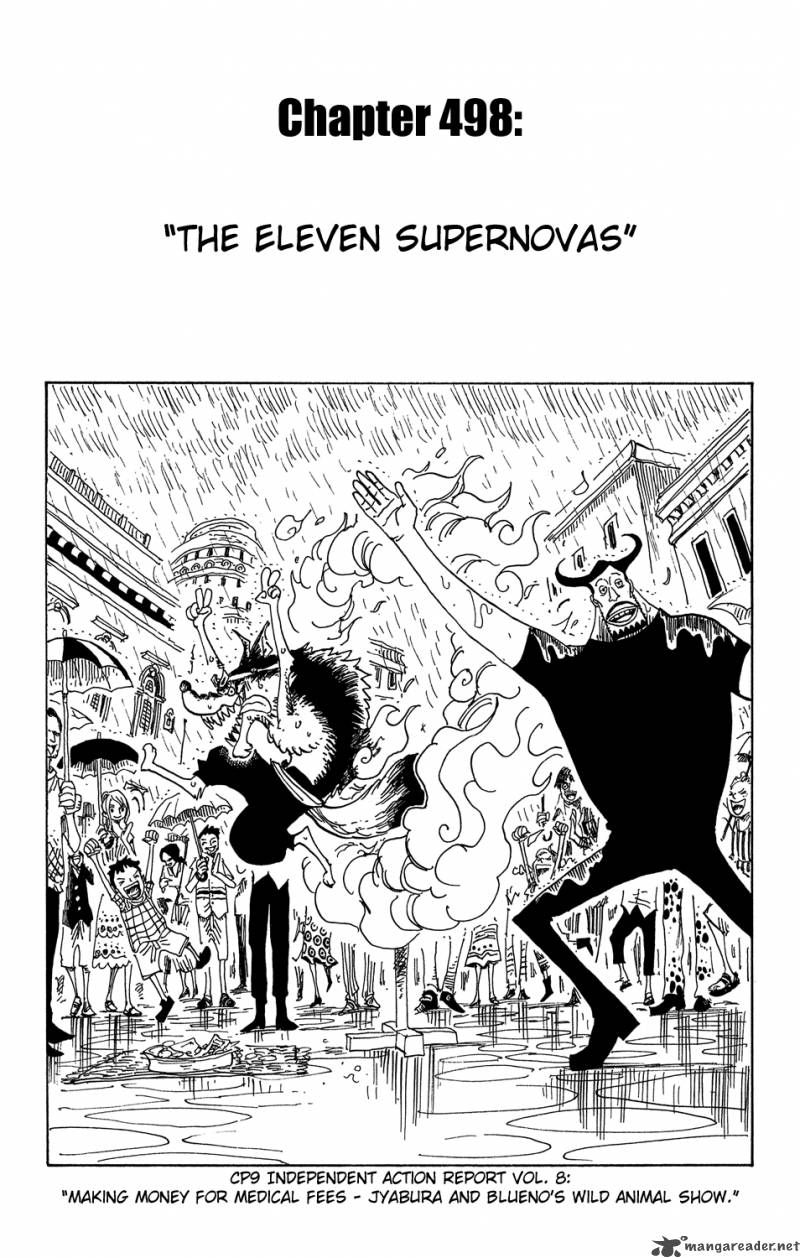 One Piece Chapter 498 - Page 1