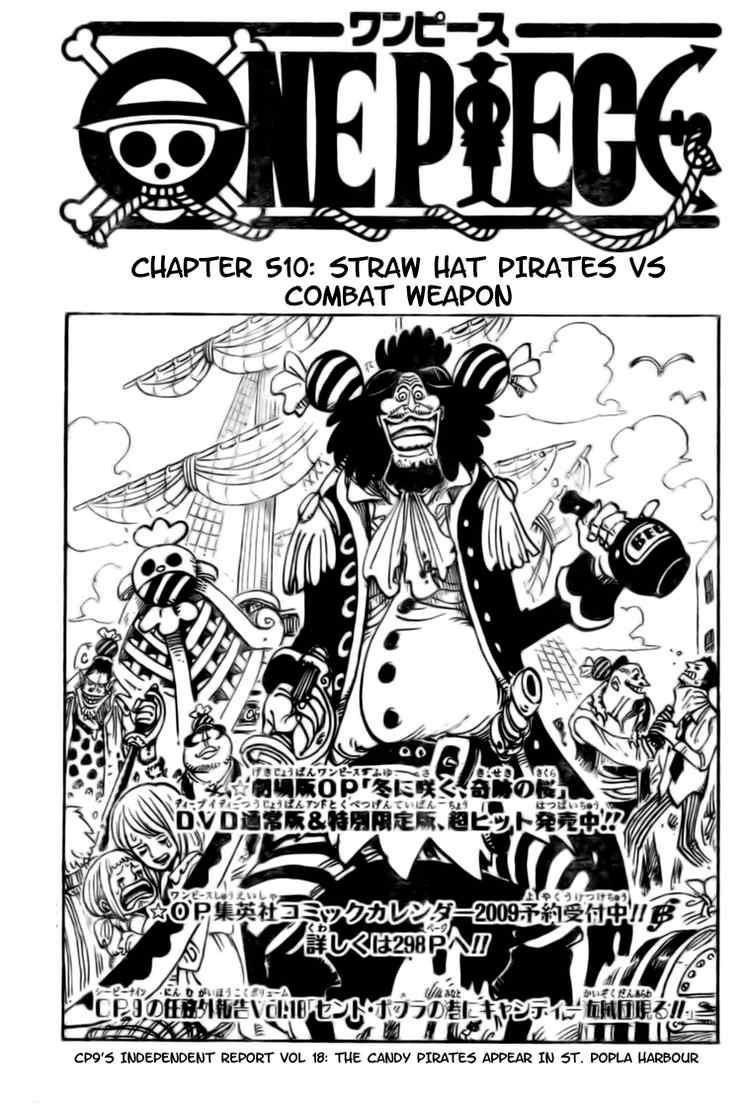 One Piece Chapter 510 - Page 1