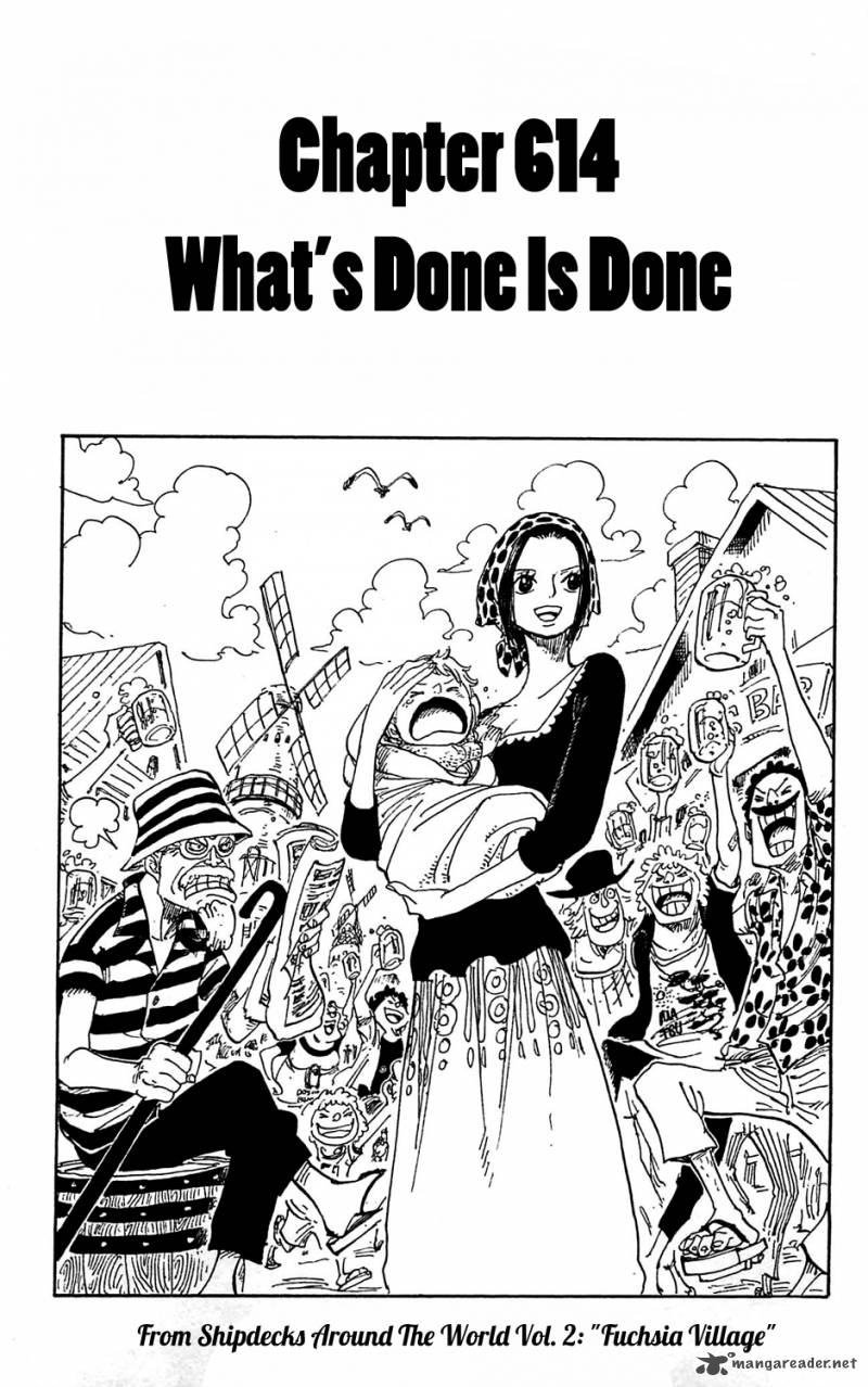One Piece Chapter 614 - Page 1