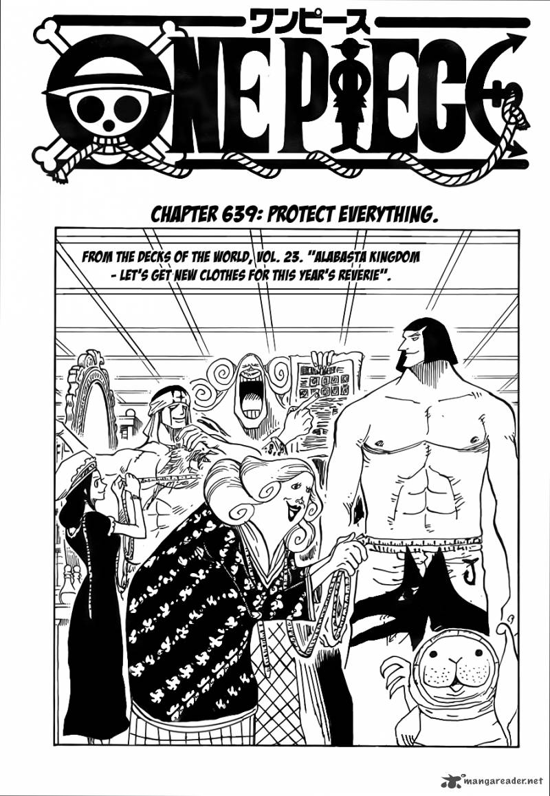 One Piece Chapter 639 - Page 1