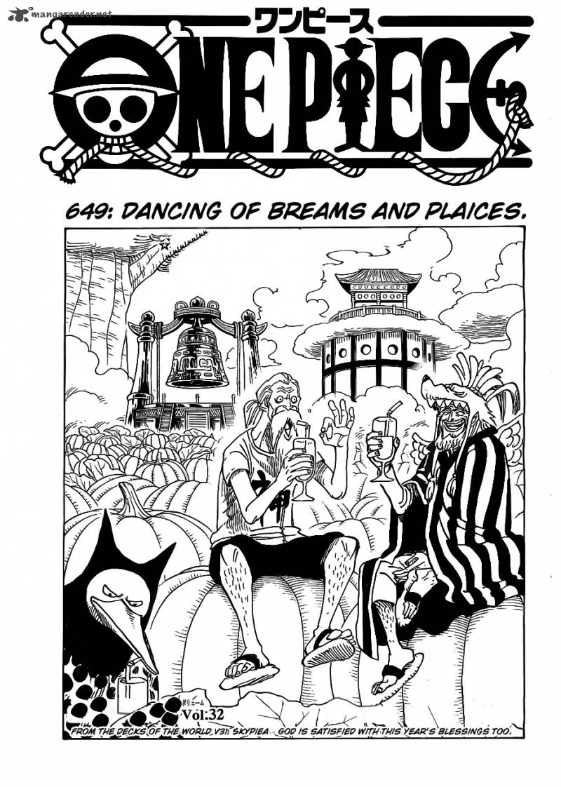 One Piece Chapter 649 - Page 1