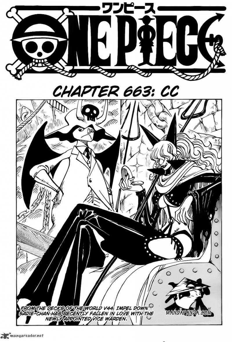 One Piece Chapter 663 - Page 1